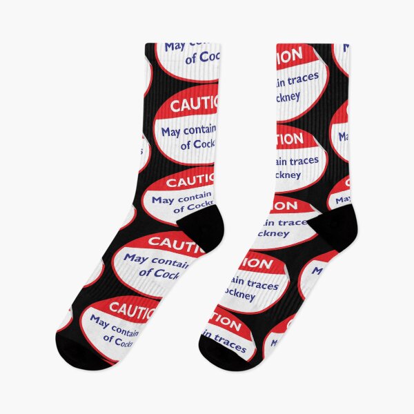 Item preview, CAUTION May contain traces of Cockney designed and sold by DesignByMH.