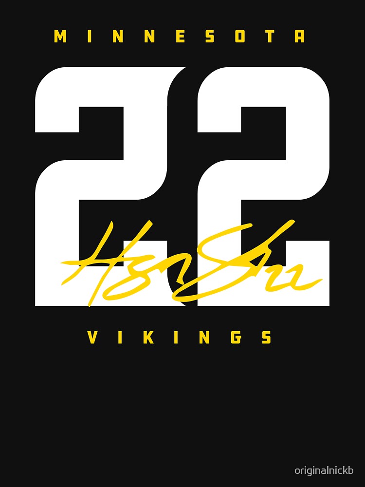 Vikings Harrison Smith 22 Signature Design Pullover Hoodie for