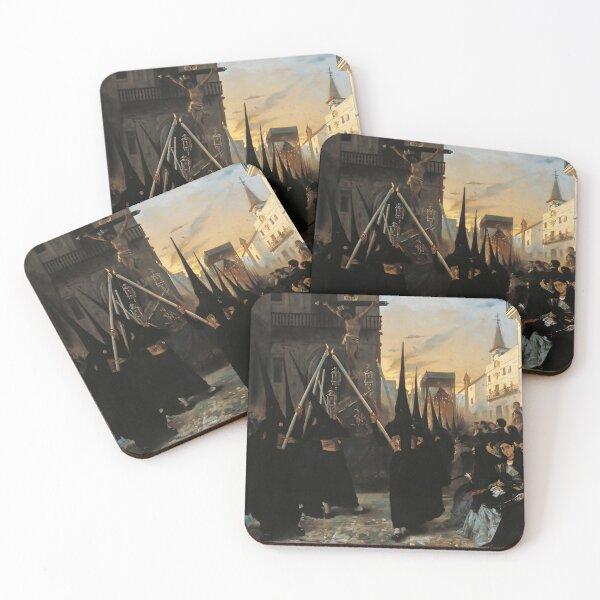 Item preview, A Confraternity in Procession along Calle Génova - Alfred Dehodencq designed and sold by CJET.
