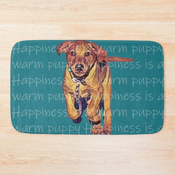 Item preview, Happiness is a warm puppy designed and sold by jmacnairart.