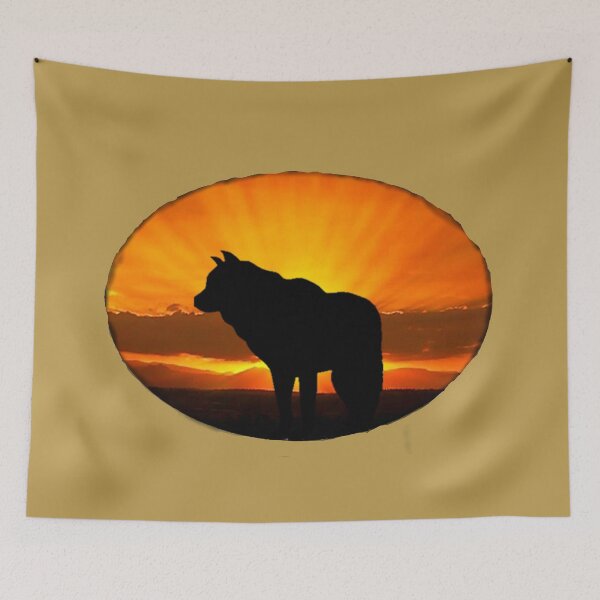 Item preview, sunset wolf designed and sold by THE AMERICAN TEEVANGELIST.