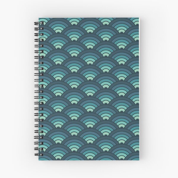 Item preview, Teal waves designed and sold by OkopipiDesign.