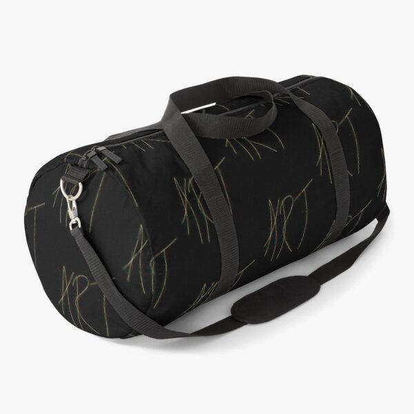 ART one line abstract glitch Duffle Bag