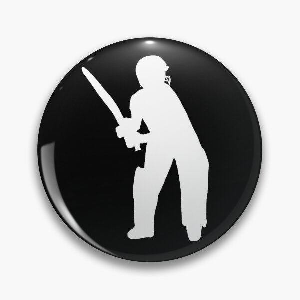 Item preview, Batsman Silhouette I designed and sold by crickettees.