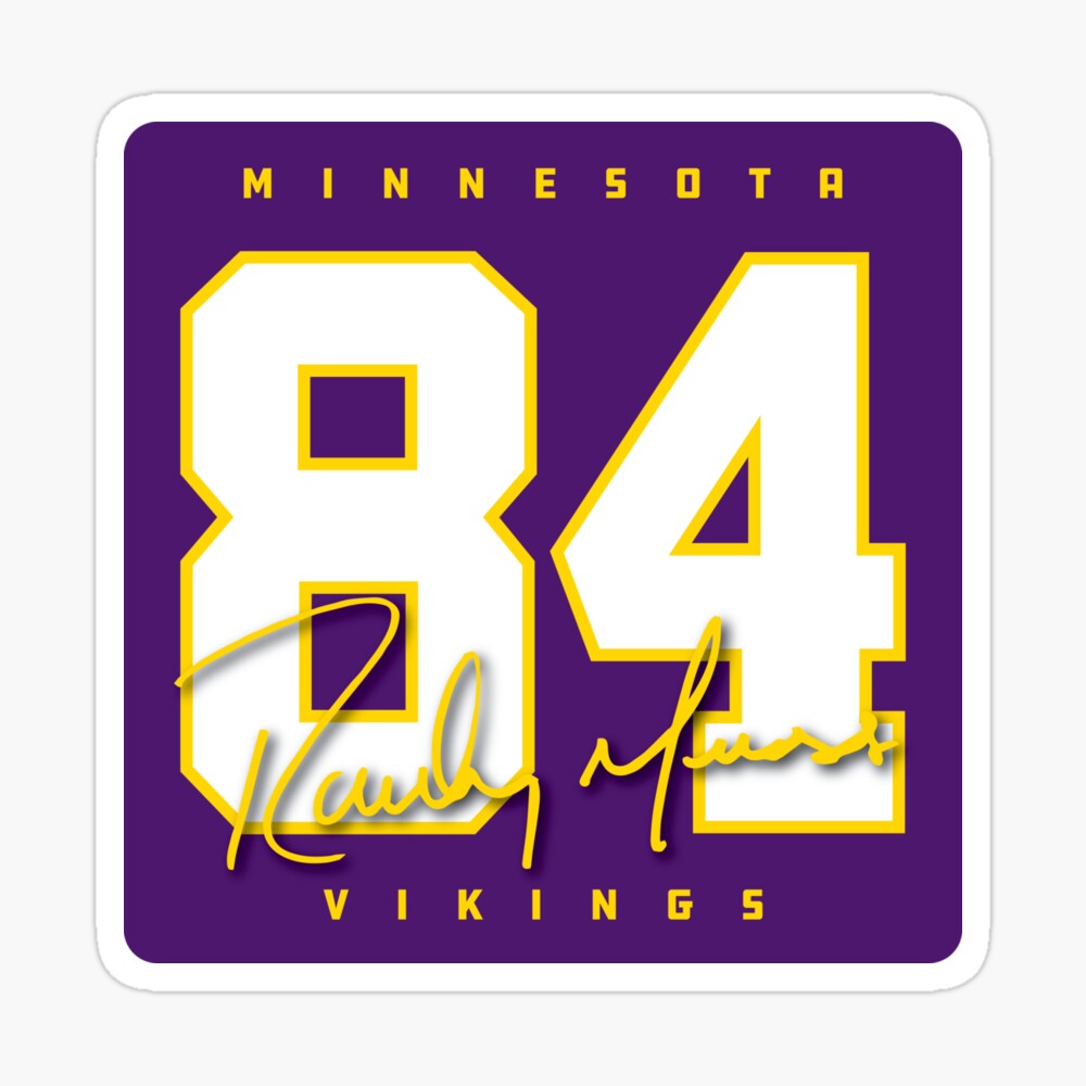 Vikings Randy Moss 84 Signature Design Poster for Sale by originalnickb