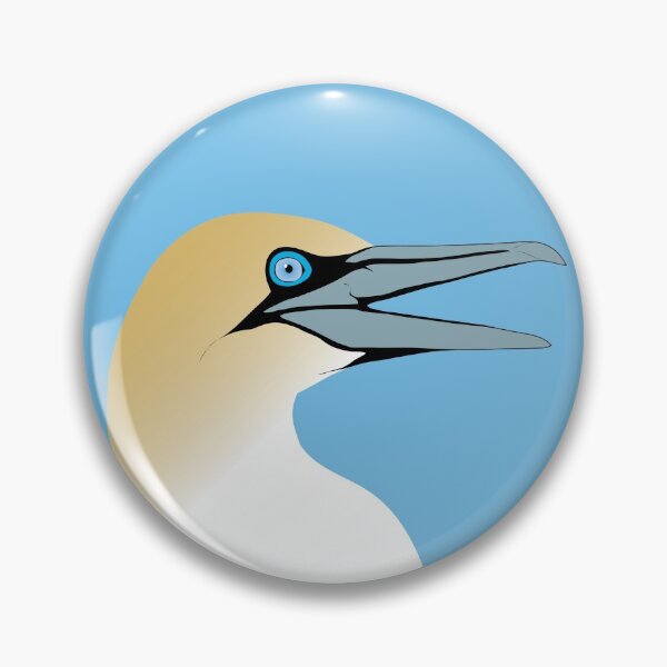 Item preview, Northern Gannet head designed and sold by bigeffinbee.
