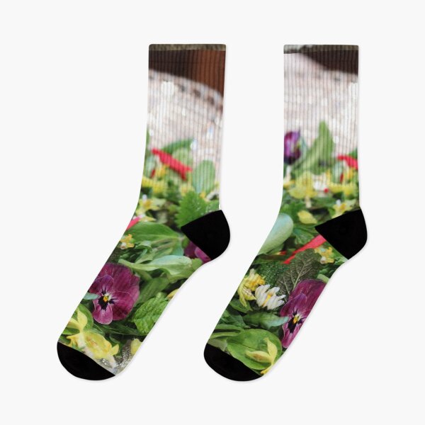 Item preview, Herb and flower salad designed and sold by wineandwords.