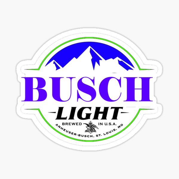 busch light matter sticker Sticker