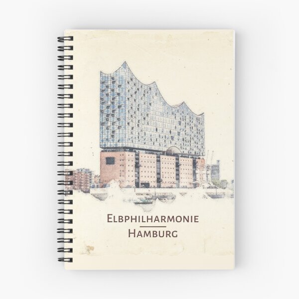 Item preview, Elbphilharmonie Hamburg Watercolor Effect designed and sold by AnKroDesigns.