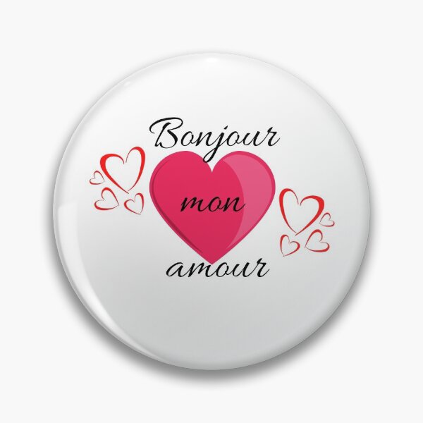 Item preview, Bonjour mon amour designed and sold by JellyRushDesign.