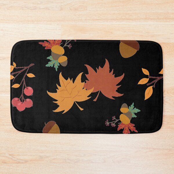 Item preview, Nighttime in the Fall all over Autumn pattern designed and sold by P9Designs.