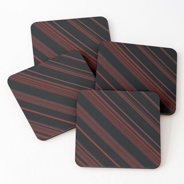 Item preview, Gothic crimson on black diagonal stripes designed and sold by VWDigitalPaint.