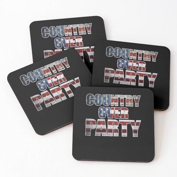 Item preview, Country Over Party - Republicans Against Trump designed and sold by Passion Isles.