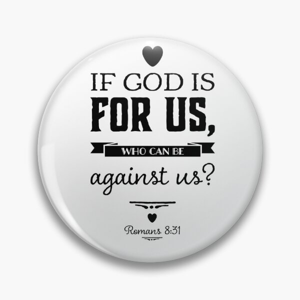Item preview, Bible verse, bible quote, Romans 8:31, christian quote, christian verse, quote  designed and sold by Lupappdesigns.