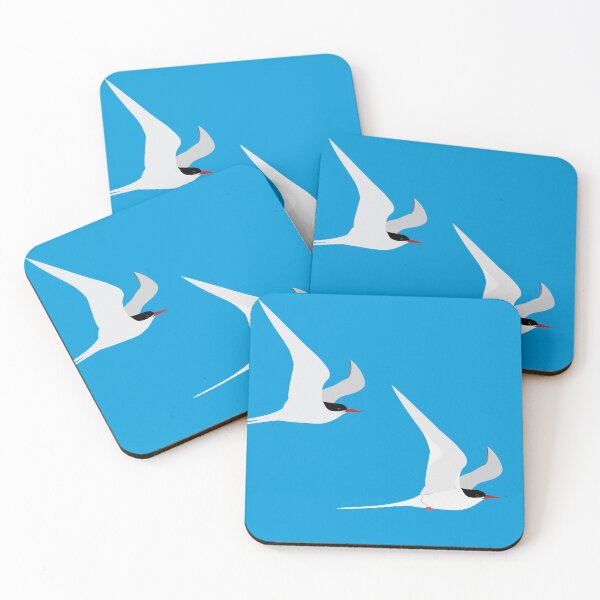 Item preview, Arctic Terns in flight designed and sold by bigeffinbee.