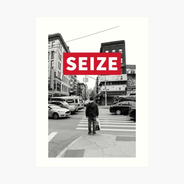 STREET SEIZE ALONE Impression artistique