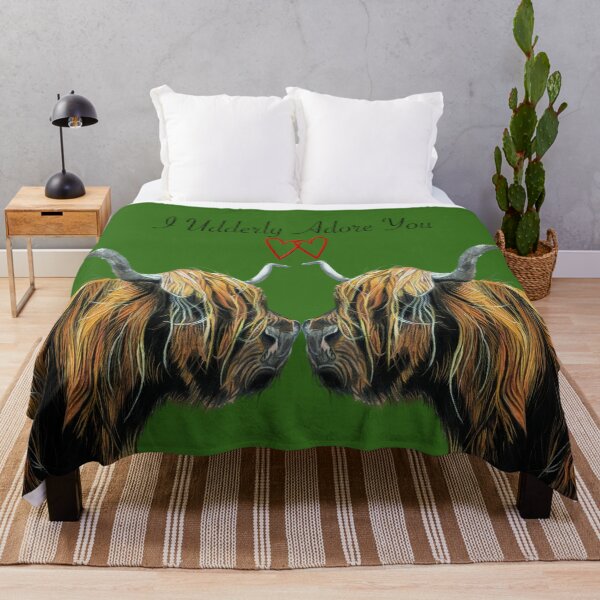 Item preview, I Udderly Adore you Highland Cow Gift Range designed and sold by IslesArt.