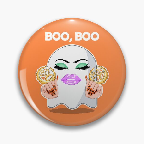 Item preview, Boo Boo Halloween Lips Nails and Lashes Ghost designed and sold by MemeBullies.