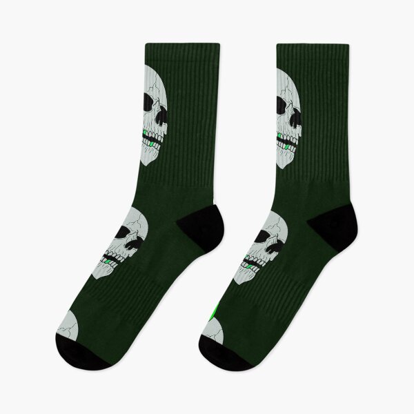 Item preview, Skull and green water lilies designed and sold by BV-creas.