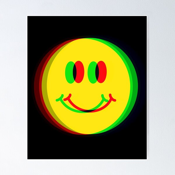Item preview, Psychedelic Smiley Happy Face  designed and sold by Funful.
