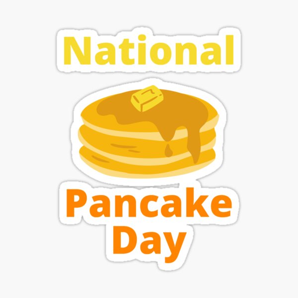 Item preview, National Pancake Day designed and sold by OrangeBasket.