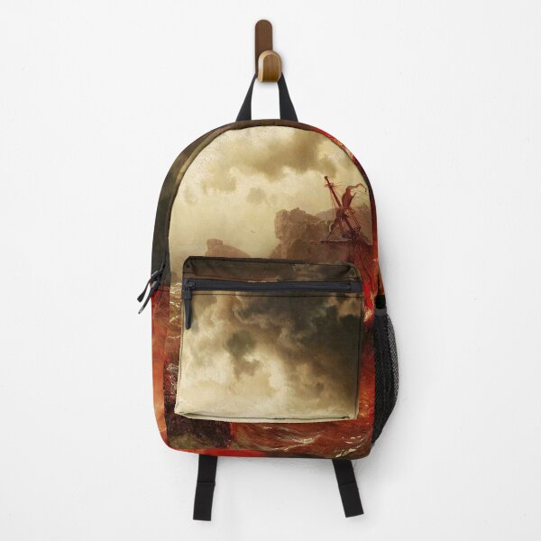 Item preview, Burning Navy Ship at Night - Marcus Larson designed and sold by CJET.