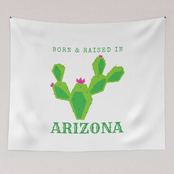 Item preview, Born and Raised in Arizona Cactus Flowers designed and sold by CatherinesStore.