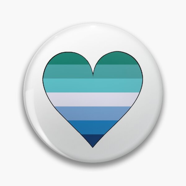 Item preview, Gay Flag Heart 2 designed and sold by L'lndicibIe.