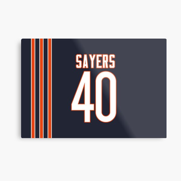 Gale Sayers, the Kansas Comet, Chicago Bears Metal Print by Thomas