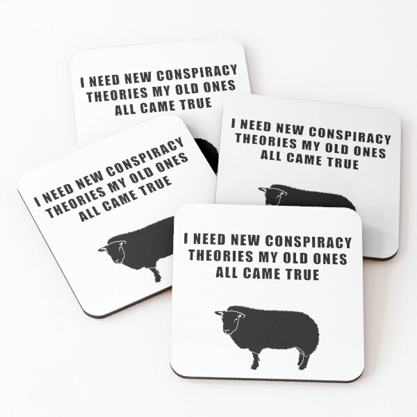 Item preview, I Need New Conspiracy Theories - Black Sheep designed and sold by ArtOfRebellion.