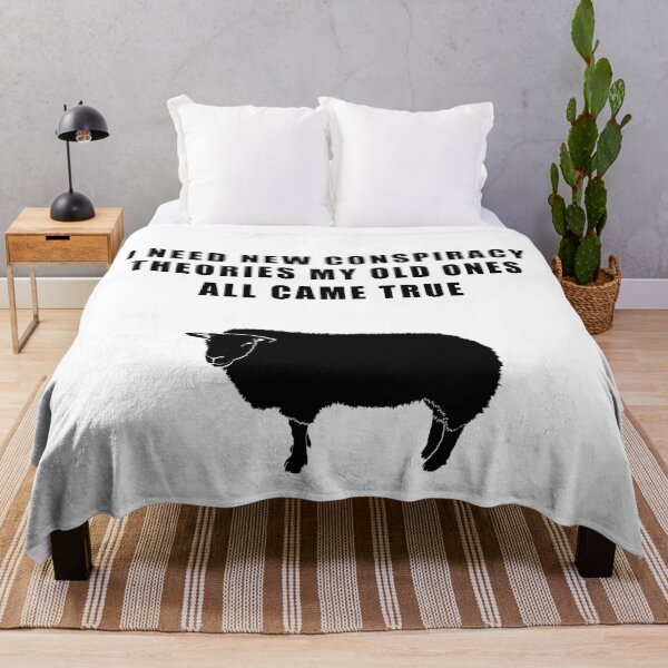 Item preview, I Need New Conspiracy Theories - Black Sheep designed and sold by ArtOfRebellion.