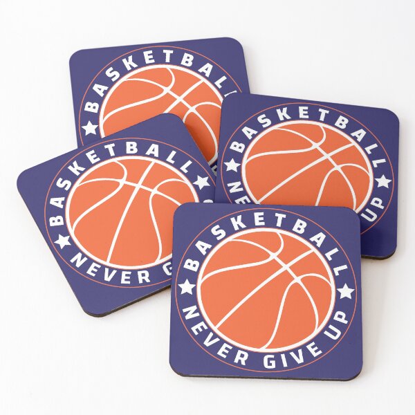 Item preview, BASKETBALL  DESIGN- NEVER GIVE UP designed and sold by creativeMOW.