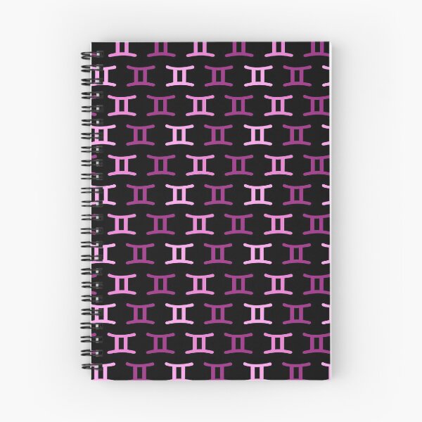 Item preview, Gemini pink woman sign, astrology zodiac symbol black background designed and sold by Stéphane  Thirion.
