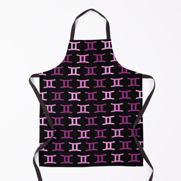 Item preview, Gemini pink woman sign, astrology zodiac symbol black background designed and sold by Stéphane Thirion.