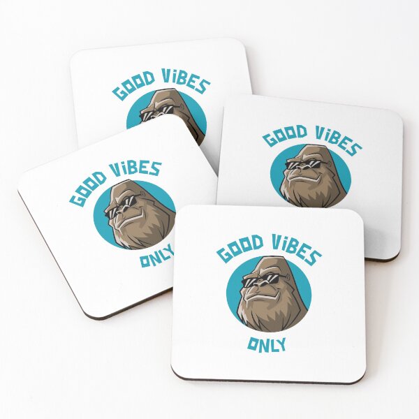Item preview, Good Vibes Only - Cool Yeti Cartoon designed and sold by Rawsky.