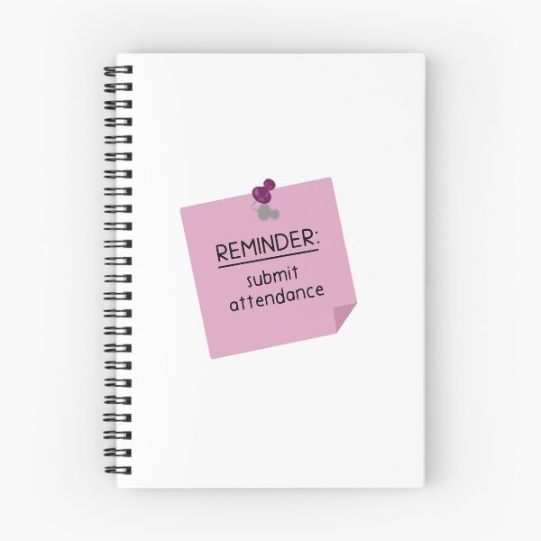 Item preview, Reminder: Submit Attendance  designed and sold by crystalcreative.