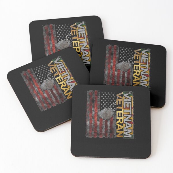 Item preview, Vietnam Veteran With US Flag And VSM designed and sold by Laureschepdael.