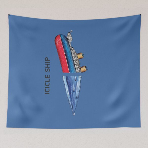 Aperçu de l'œuvre ICICLE SHIP par FrankenDuo bleu créée et vendue par FrankenDuo.