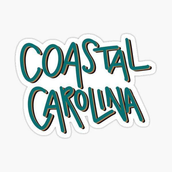 coastal carolina  Sticker