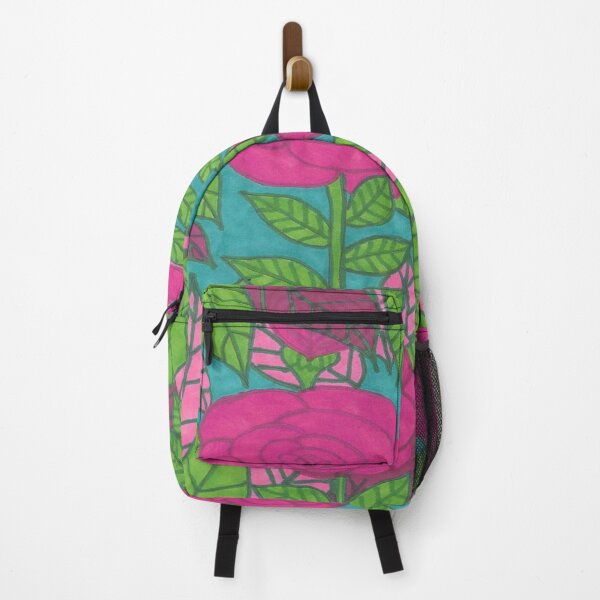 Item preview, Pink and Green Tropical Foliage with Flowers designed and sold by DanielleGensler.