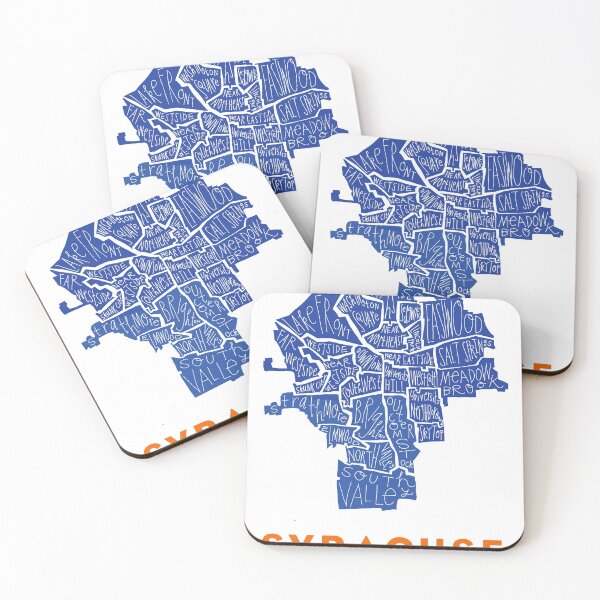 Item preview, Syracuse City Neighborhoods Map designed and sold by margarethagan.