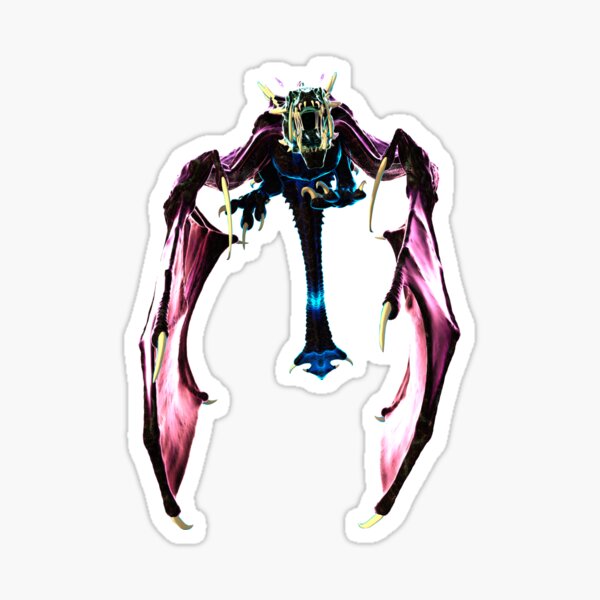 Hovering Dragon Sticker