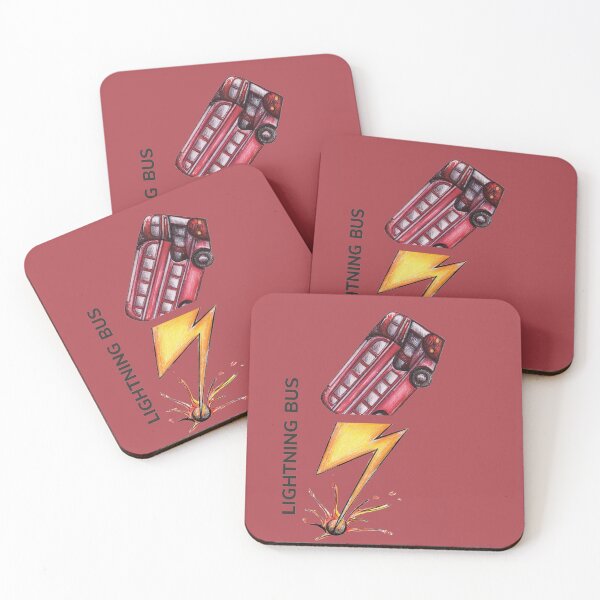 Item preview, LIGHTNING BUS by FrankenDuo red designed and sold by FrankenDuo.