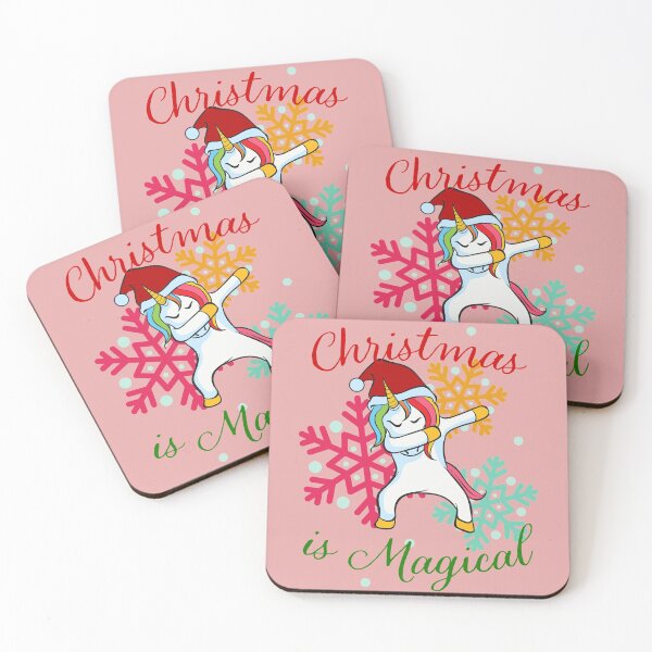 Item preview, Magical Christmas Unicorn Dabbing designed and sold by ForFunDesigns.
