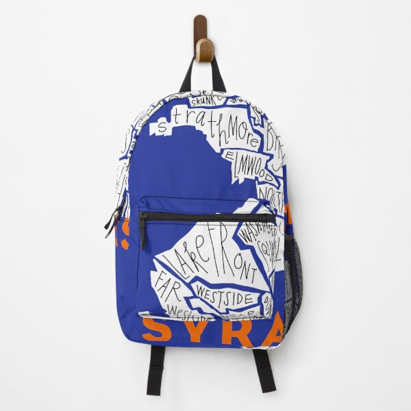 Item preview, Syracuse City Neighborhood Map - blue background designed and sold by margarethagan.