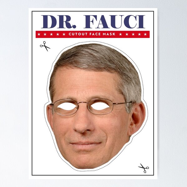 Item preview, DR. FAUCI MASK designed and sold by partyfarty.