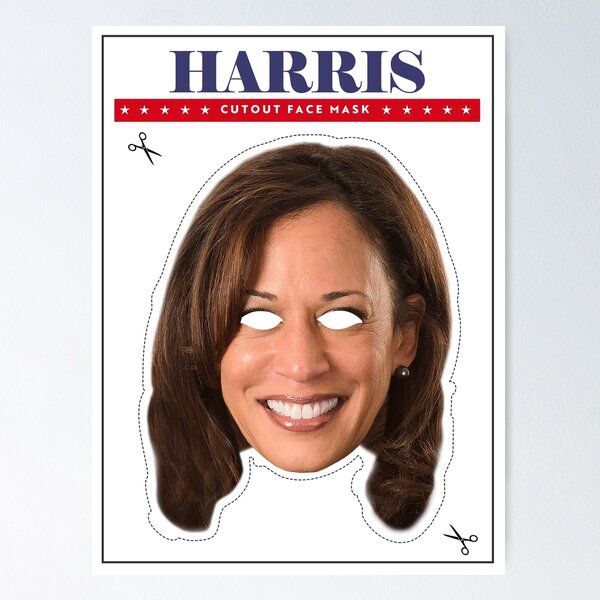 Item preview, KAMALA HARRIS MASK designed and sold by partyfarty.