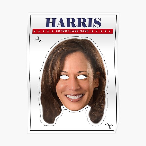KAMALA HARRIS MASK Poster