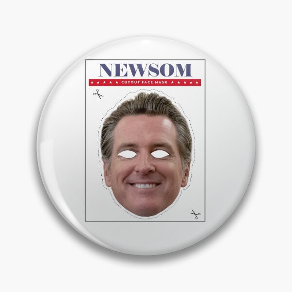 Item preview, GAVIN NEWSOM MASK designed and sold by partyfarty.