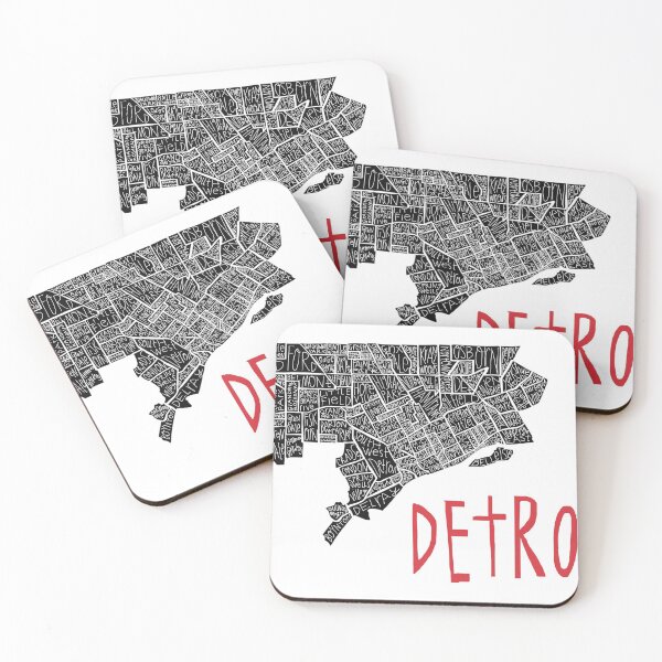 Artikelvorschau, Detroit City Nachbarschaftskarte entworfen und verkauft von margarethagan.